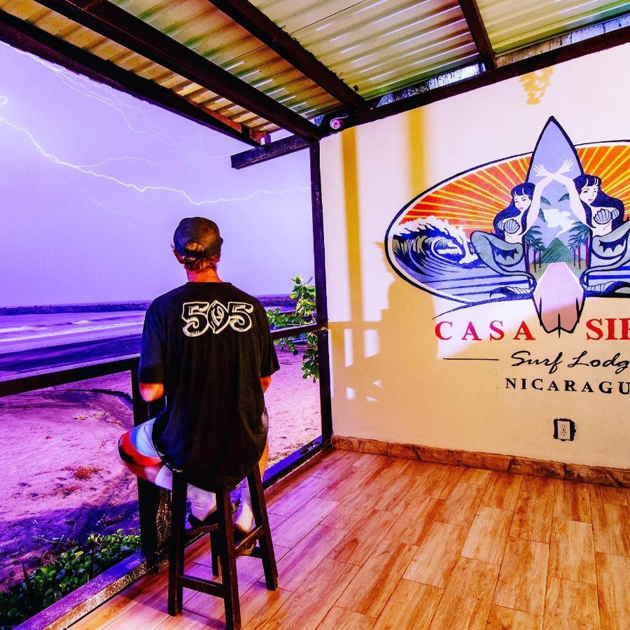 Sirena Surf Lodge Miramar Nicaragua Екстер'єр фото
